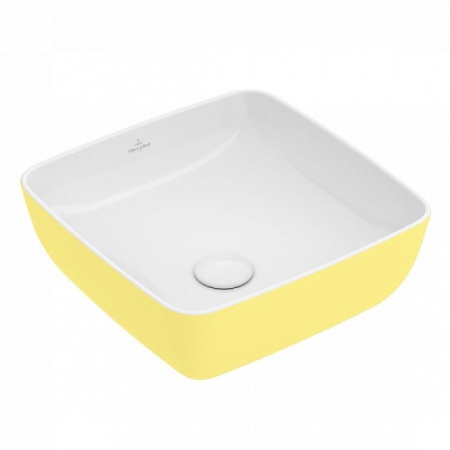 Раковина Villeroy & Boch Artis 417841BCT3 41х41 см, Macaroon желтый