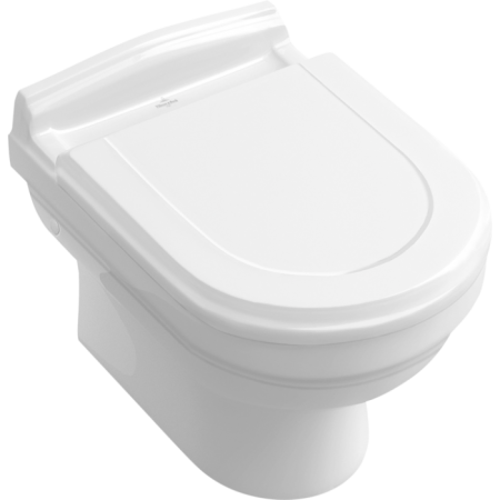 Унитаз подвесной (без сиденья) Villeroy & Boch Hommage CeramicPlus 6661B0R1