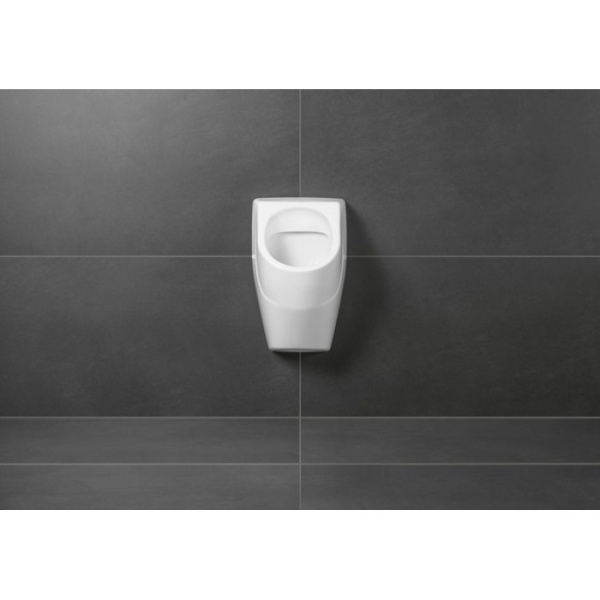 Villeroy & Boch O.novo Писсуар, без крышки, DirectFlush, Скрытый подвод воды, 335 x 320 mm, Альпийский белый, 75240001