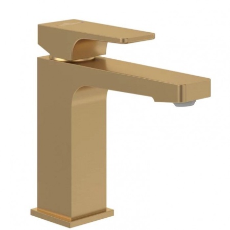 Смеситель Villeroy & Boch Architectura Square TVW12500400076 для раковины, золото сатинированное TVW12500400076