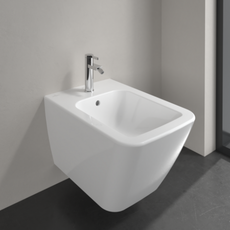 Биде Villeroy & Boch Finion подвесное Альпийский белый CeramicPlus 446500R1