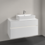 Villeroy & Boch Collaro Тумба под раковину, с подсветкой, 2 выдвижных ящика, 1000 x 548 x 500 mm, Glossy White / Glossy White C127B0DH
