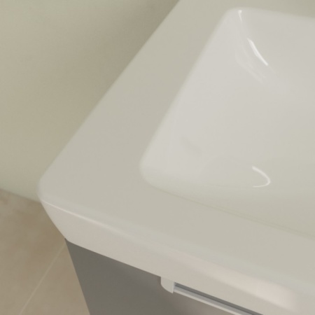 Villeroy & Boch Subway 2.0 Pаковина, 600 x 470 x 150 mm, Альпийский белый, с переливом, нешлифованный 7113F001