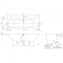 Ванна Villeroy & Boch Oberon 2.0 180 x 80 см квариловая UBQ180OBR2DV-01