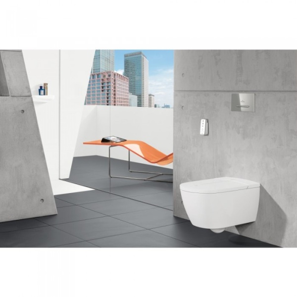 Клавиша (кнопка) смыва Villeroy & Boch ViConnect матовый черный 922169AN