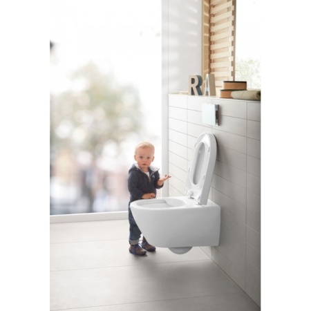 Villeroy & Boch Subway 2.0 Унитаз с открытым смывным краем, настенный, с DirectFlush, Альпийский белый 5614R001