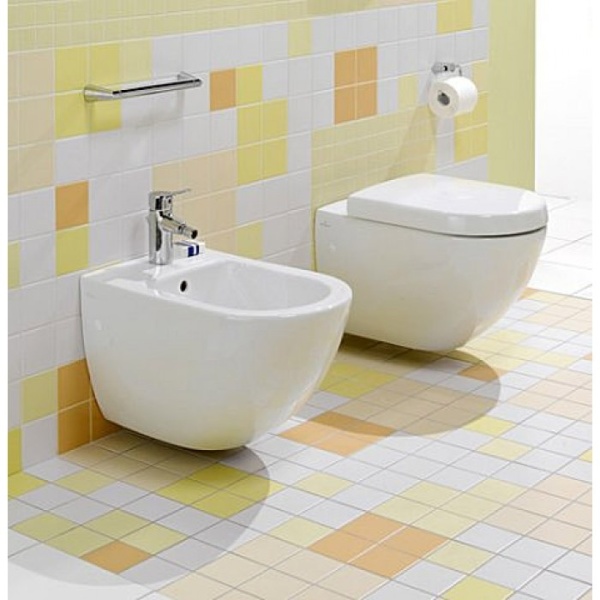Чаша для унитаза подвесного Villeroy & Boch Subway 660010R1 альпийский белый CeramicPlus 660010R1