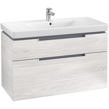 Villeroy & Boch Subway 2.0 Тумба под раковину, 2 выдвижных ящика, 987 x 590 x 449 mm, White Wood A91500E8