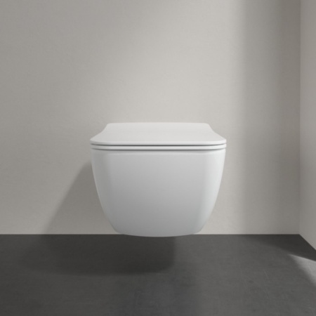 Villeroy & Boch Venticello Унитаз с открытым смывным краем, настенный, с DirectFlush, Альпийский белый 4611R001