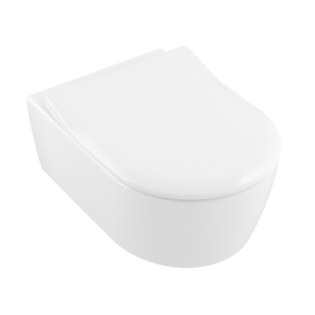 Сиденье для унитаза SlimSeat Villeroy & Boch Avento с крышкой SoftClosing QuickRelease 9M87S101