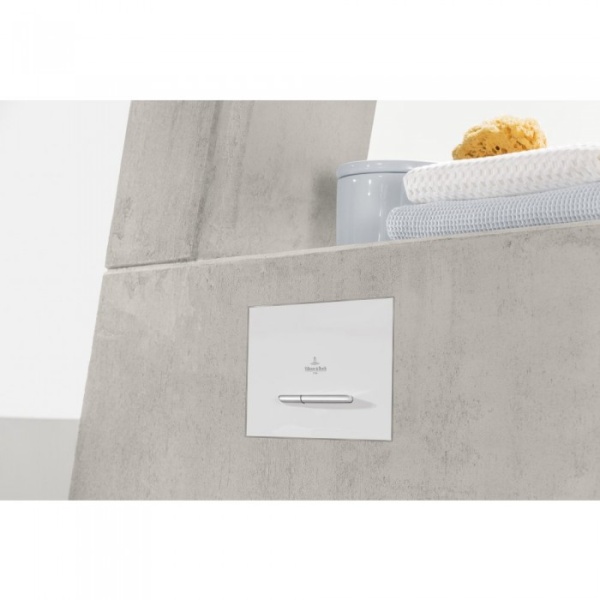 Клавиша (кнопка) смыва Villeroy & Boch ViConnect белая 92218068