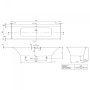 Ванна Villeroy & Boch Subway 3.0 180 x 80 см квариловая UBQ180SBW2DV-01