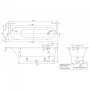 Ванна Villeroy & Boch Oberon 170 x 75 см квариловая UBQ170OBE2V-01